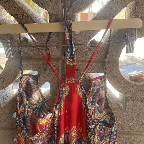 Angie paisley long top. Size M - Picture 3 of 7